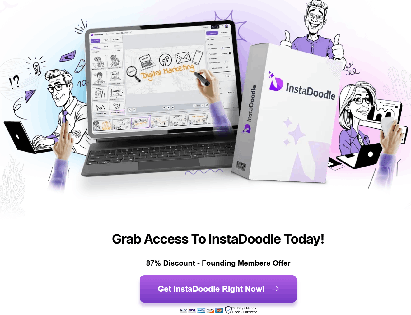 InstaDoodle Order page